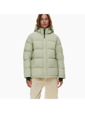Aritzia TNA The Super Puff cliMATTE Original Silent Storm Green
